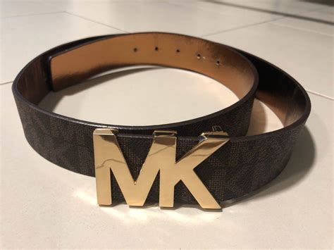 michael kors belt mens gold